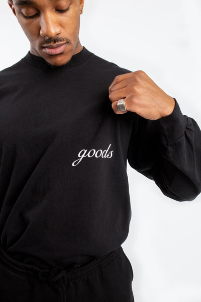 stock long sleeve shirt / black